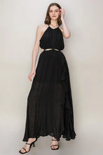 Load image into Gallery viewer, Twisted Cut-out Halter Maxi Dress (Copy)