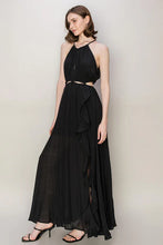 Load image into Gallery viewer, Twisted Cut-out Halter Maxi Dress (Copy)