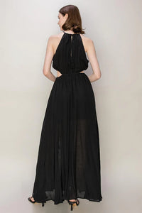 Twisted Cut-out Halter Maxi Dress (Copy)