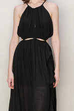 Load image into Gallery viewer, Twisted Cut-out Halter Maxi Dress (Copy)