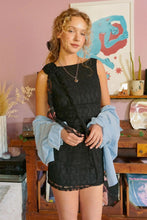 Load image into Gallery viewer, Rosette Tie Enchantment Mini Dress