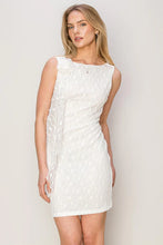 Load image into Gallery viewer, Rosette Tie Enchantment Mini Dress