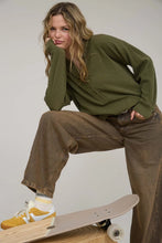 Load image into Gallery viewer, Washed Ribbed Long Sleeve Henley Knit Top
