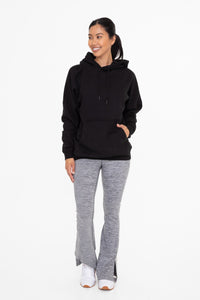 Longline Slim Fit Fleece Hoodie