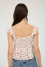 Load image into Gallery viewer, Floral Clip Dot Front Tie with Cut-out Crop Top (Copy)