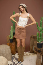 Load image into Gallery viewer, Floral Ribbon Bow Detail Sleeveless Crop Top