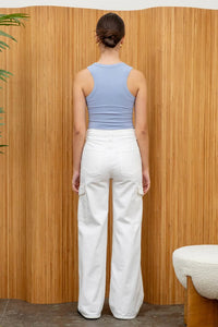 Washed Seamless Crop Top