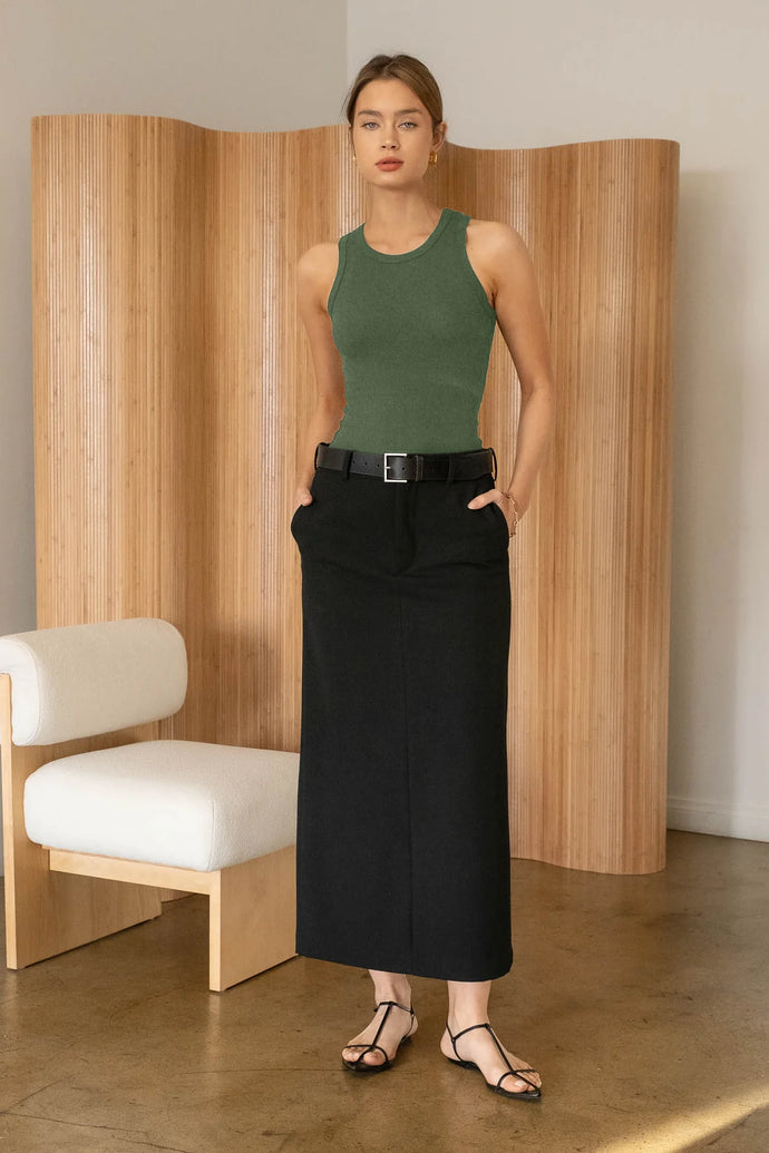 Washed Seamless Crop Top