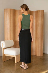 Washed Seamless Crop Top