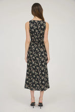 Load image into Gallery viewer, Floral Sleeveless Button-down Midi Dress