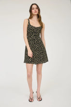 Load image into Gallery viewer, Floral Sleeveless Half Button-down Mini Dress