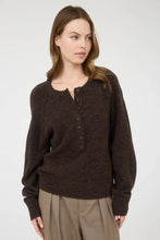 Load image into Gallery viewer, Raglan Long Sleeve Henley Knit Sweater