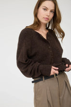 Load image into Gallery viewer, Raglan Long Sleeve Henley Knit Sweater