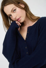 Load image into Gallery viewer, Raglan Long Sleeve Henley Knit Sweater