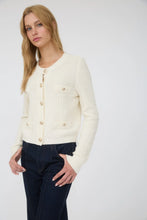 Load image into Gallery viewer, Gold Button Down Pocket Detail Knit Cardigan (Copy)