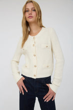 Load image into Gallery viewer, Gold Button Down Pocket Detail Knit Cardigan (Copy)
