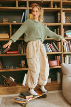 Load image into Gallery viewer, Elastic Waist Cargo Joggers