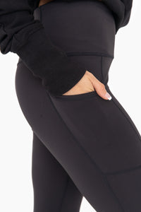 Sweetheart No Front Seam High waist Pocket Leggings