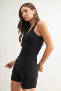 Classic Seamless Ribbed Tank Top