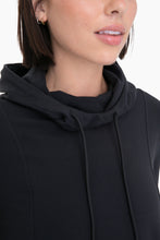 Load image into Gallery viewer, Boxy Active Essential Hoodie Pullover with Thumb Holes