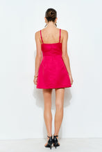 Load image into Gallery viewer, Sleeveless Embellished Jewel Satin Mini Dress
