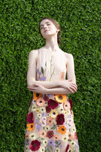 Load image into Gallery viewer, Sleeveless Floral Embroidered Midi Dress