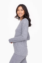 Load image into Gallery viewer, Brushed Crew Neck Long Sleeve Top
