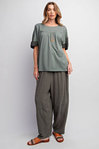 Cotton Jersey Loose Fit Top