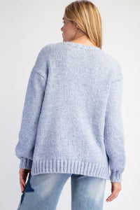 Long Sleeve Melangie Knit Sweater