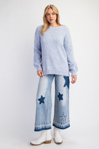 Long Sleeve Melangie Knit Sweater