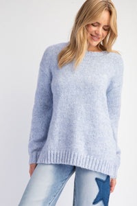 Long Sleeve Melangie Knit Sweater
