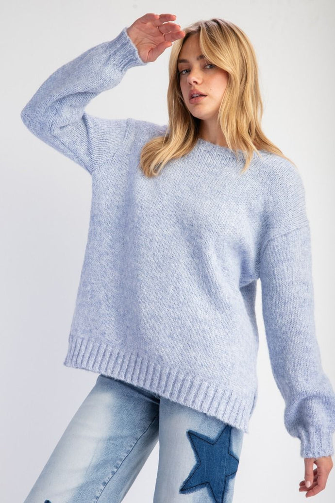 Long Sleeve Melangie Knit Sweater