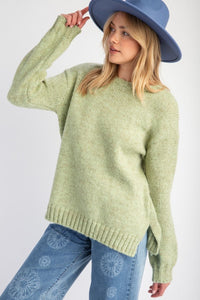 Long Sleeve Melangie Knit Sweater