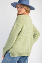 Load image into Gallery viewer, Long Sleeve Melangie Knit Sweater