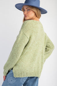 Long Sleeve Melangie Knit Sweater