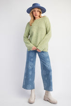 Load image into Gallery viewer, Long Sleeve Melangie Knit Sweater