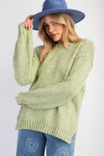 Load image into Gallery viewer, Long Sleeve Melangie Knit Sweater