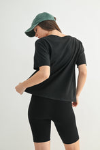 Load image into Gallery viewer, Pima Cotton Blend V-neck Tee