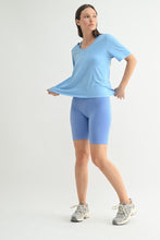 Load image into Gallery viewer, Pima Cotton Blend V-neck Tee