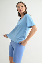 Load image into Gallery viewer, Pima Cotton Blend V-neck Tee