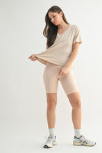 Load image into Gallery viewer, Pima Cotton Blend V-neck Tee