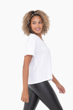 Load image into Gallery viewer, Pima Cotton Blend V-neck Tee