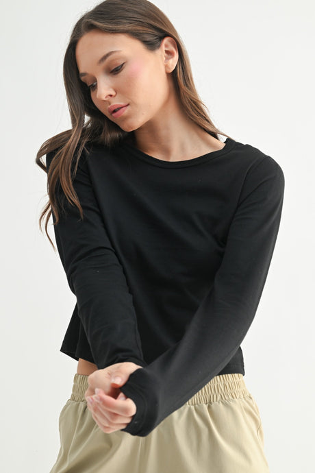 Organic Cotton Elegance Fit Long Sleeve Top