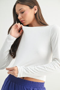 Organic Cotton Elegance Fit Long Sleeve Top