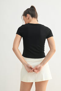 Organic Cotton V-neck Baby Tee