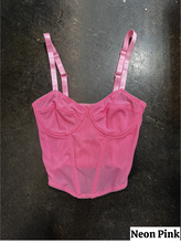 Load image into Gallery viewer, Mesh Corset Top