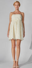 Load image into Gallery viewer, Textured Floral Sleeveless Babydoll Mini Dress