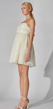 Load image into Gallery viewer, Textured Floral Sleeveless Babydoll Mini Dress