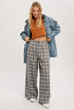 Load image into Gallery viewer, Plaid Over Wide Legged Pants