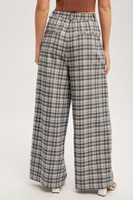 Load image into Gallery viewer, Plaid Over Wide Legged Pants